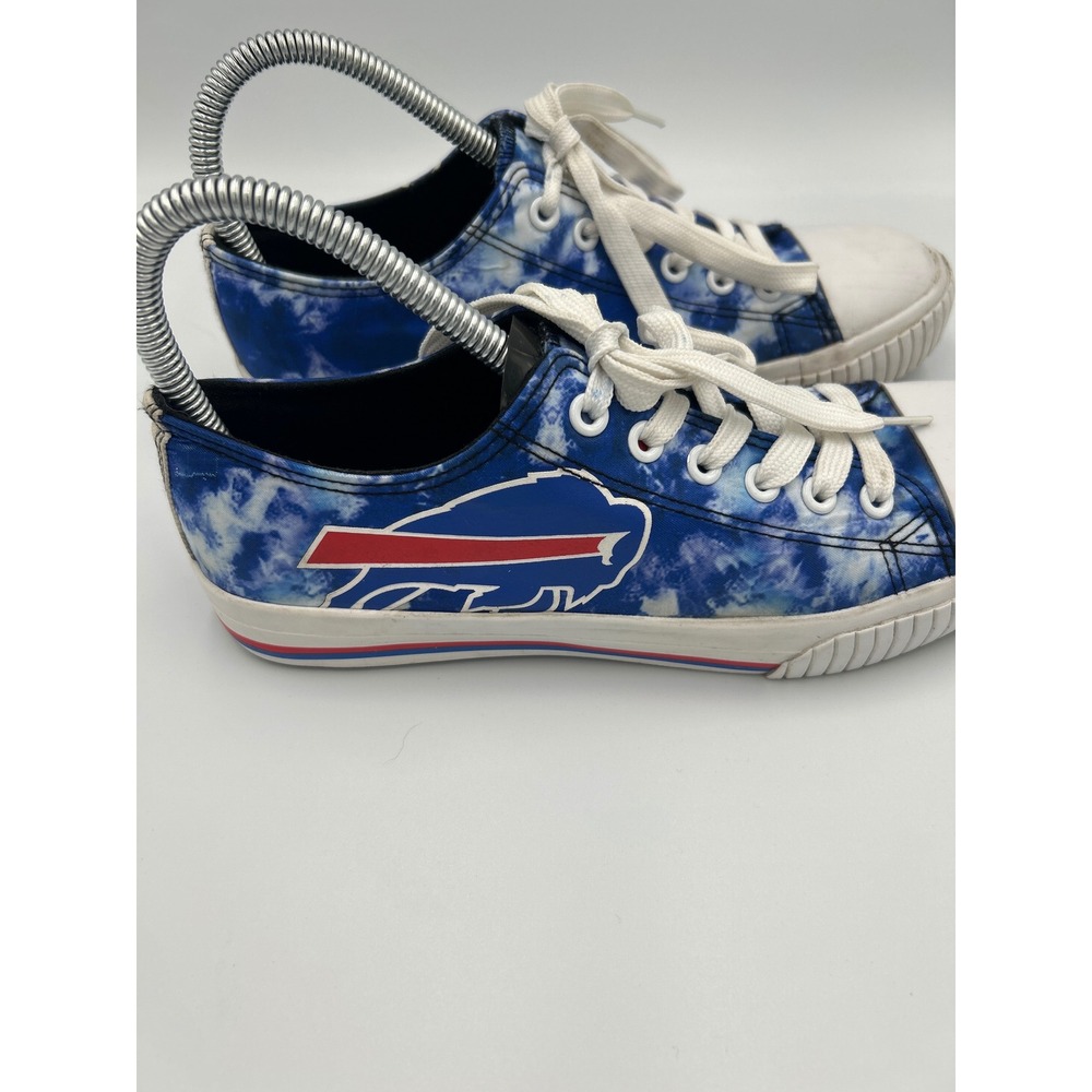 FOCO Buffalo Bills Tie Dye Canvas Low Top Sneakers Women's Size 8 - Picture 3 of 8